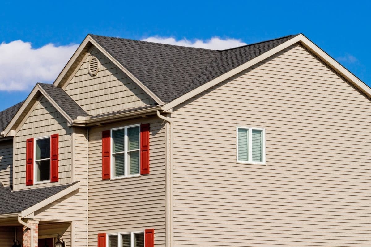 Hardie Plank siding in Mountain Sage