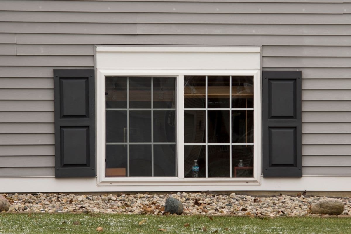 Hardie Shingle siding in Grey Shadow